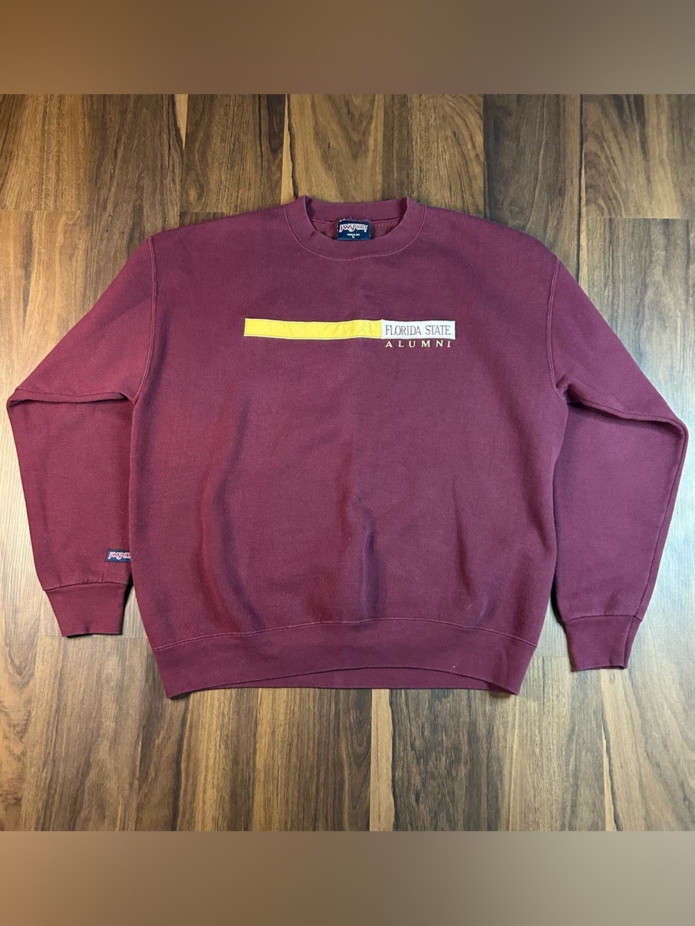Vintage 1998 Jansport Maroon Crewneck Sweatshirt size XL